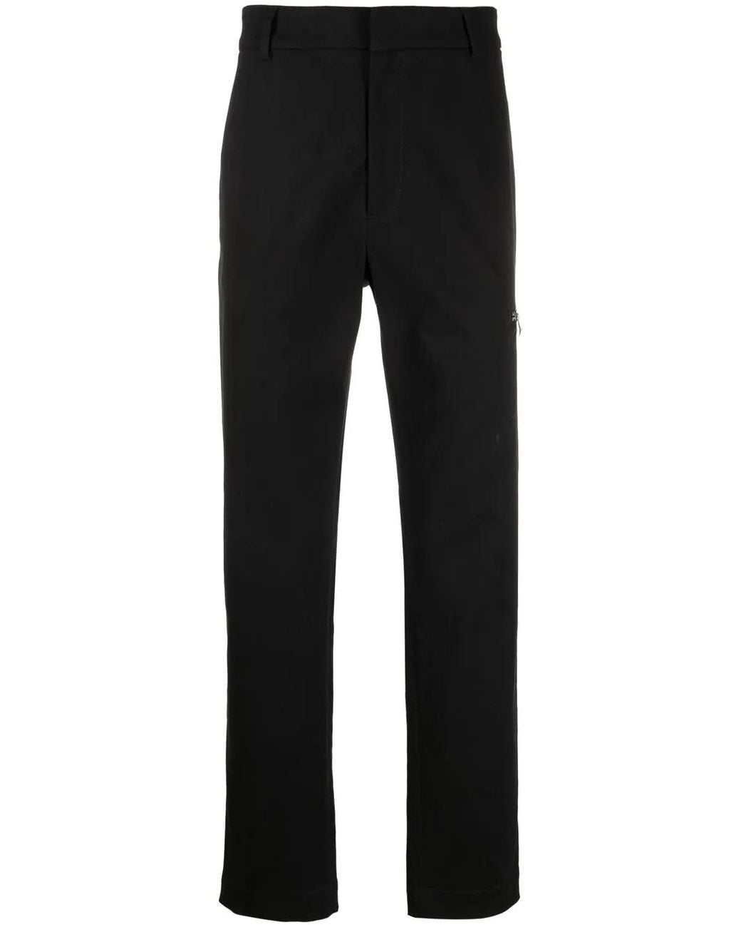 Moncler Black Straight Leg Trousers for men