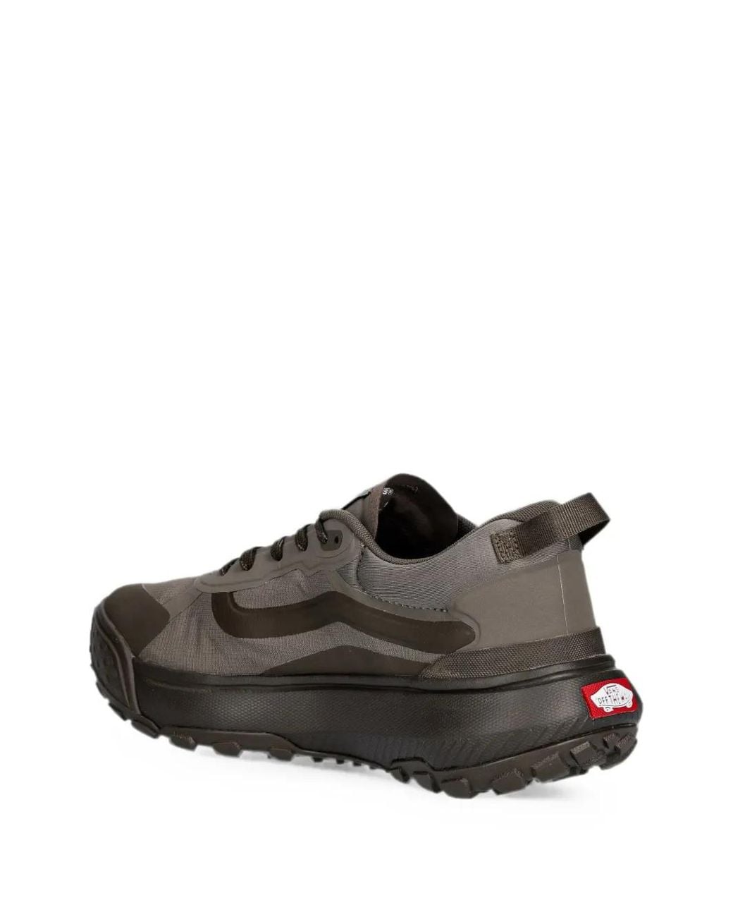 Vans Gray Mte Logo-Patch Sneakers for men