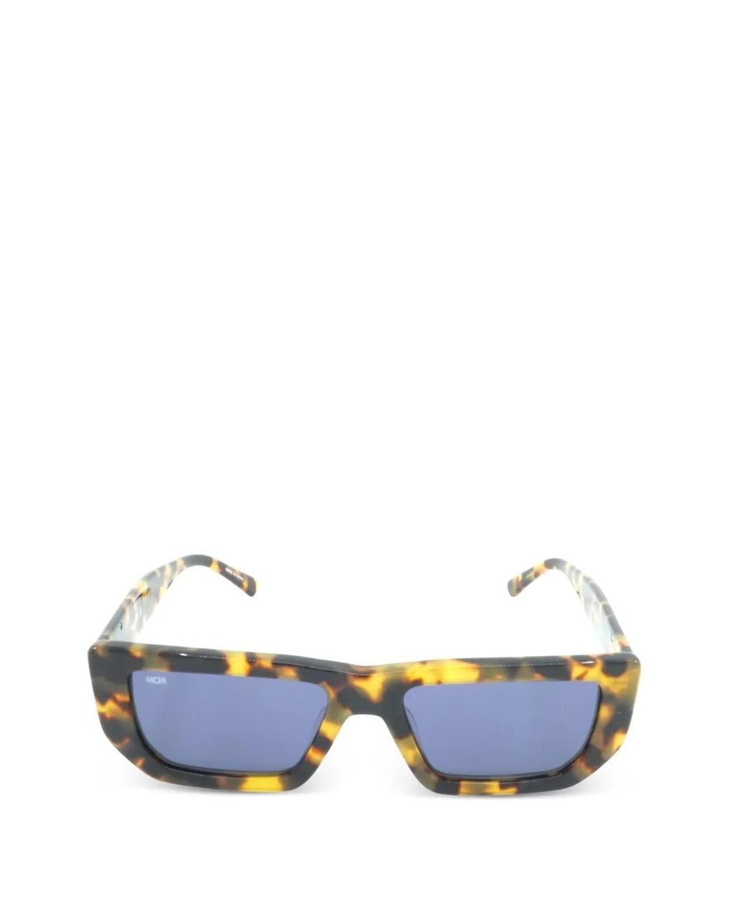 MCM Blue Square-Frame Sunglasses for men