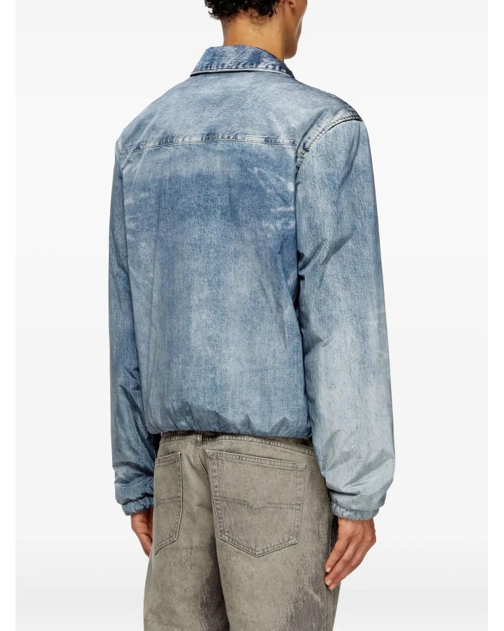 Denim Jackets DIESEL de hombre de color Blue