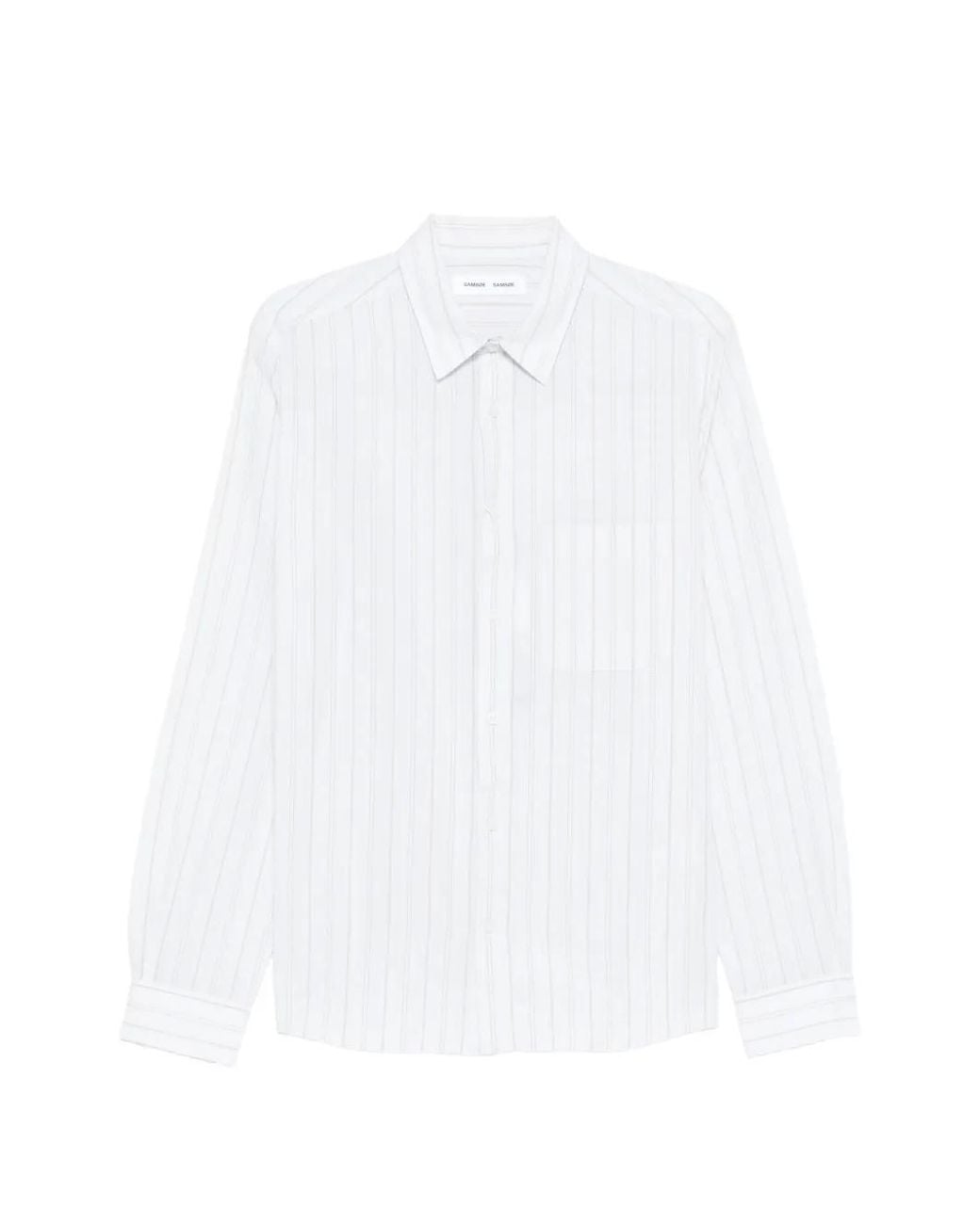 Samsøe & Samsøe White Saryan J Striped Shirt for men