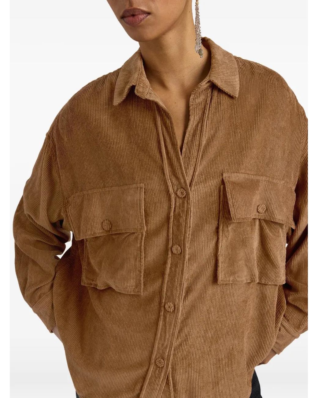 Momoní Brown Pitanga Corduroy Shirt