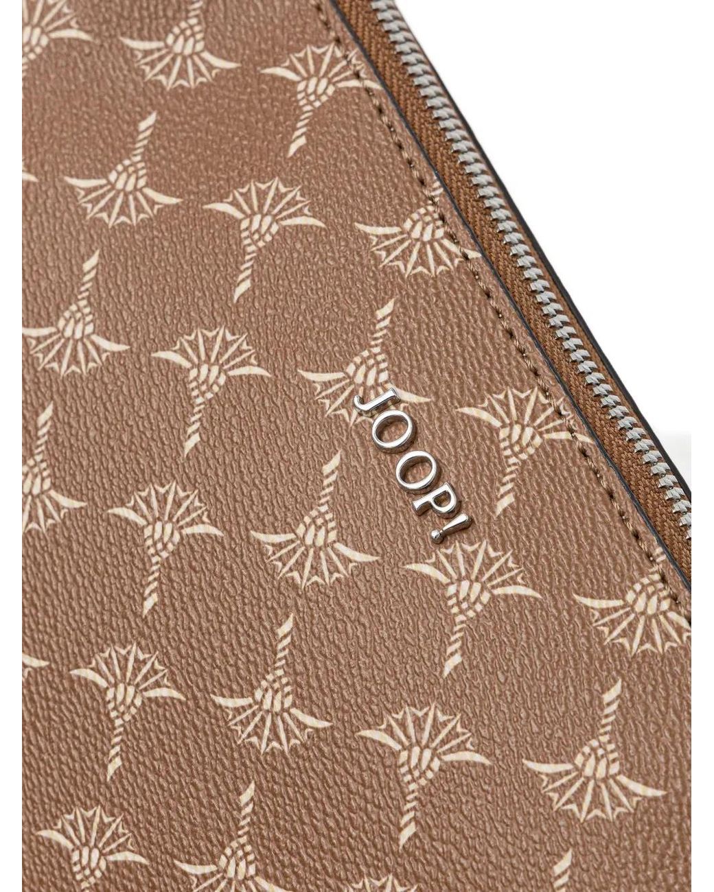 Joop! Brown Logo-Patterned Cross-Body Bag