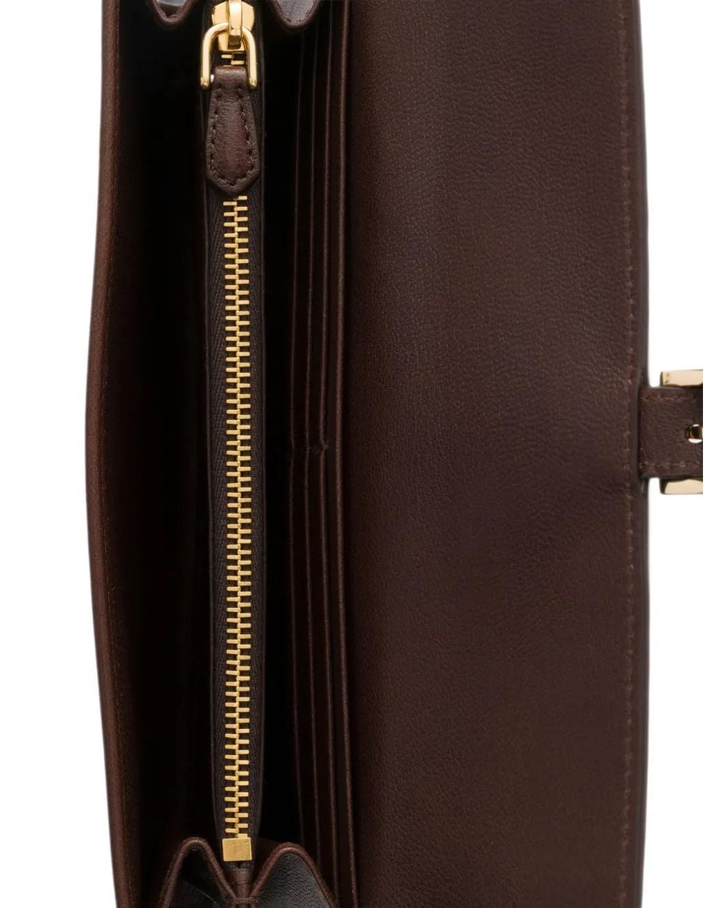 Prada Brown Large Nappa Leather Wallet