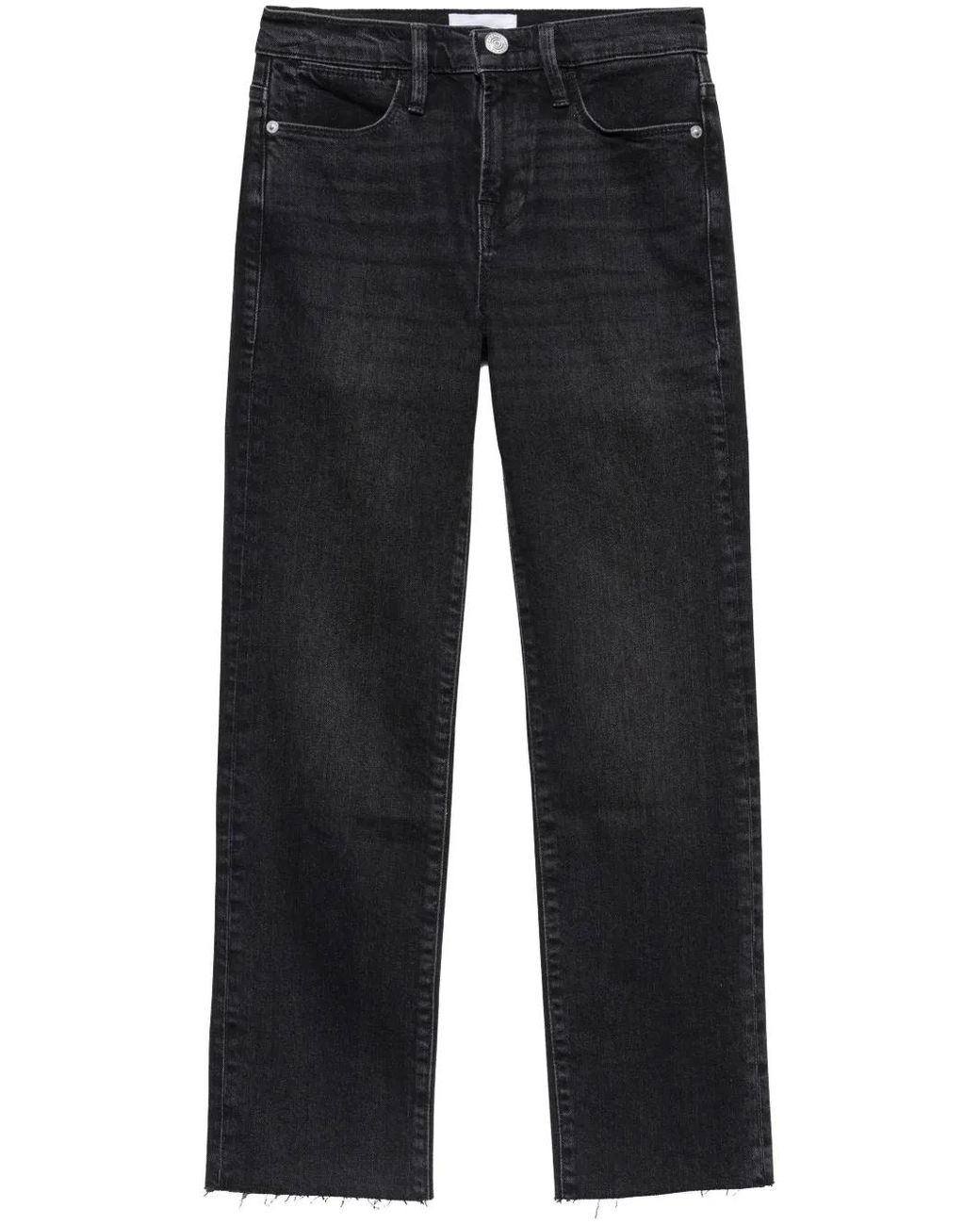 FRAME Blue Le High Straight Jeans