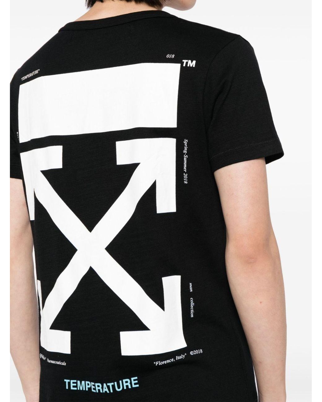 Off White c o Virgil Abloh Mona Lisa T Shirt in Black for Men Lyst