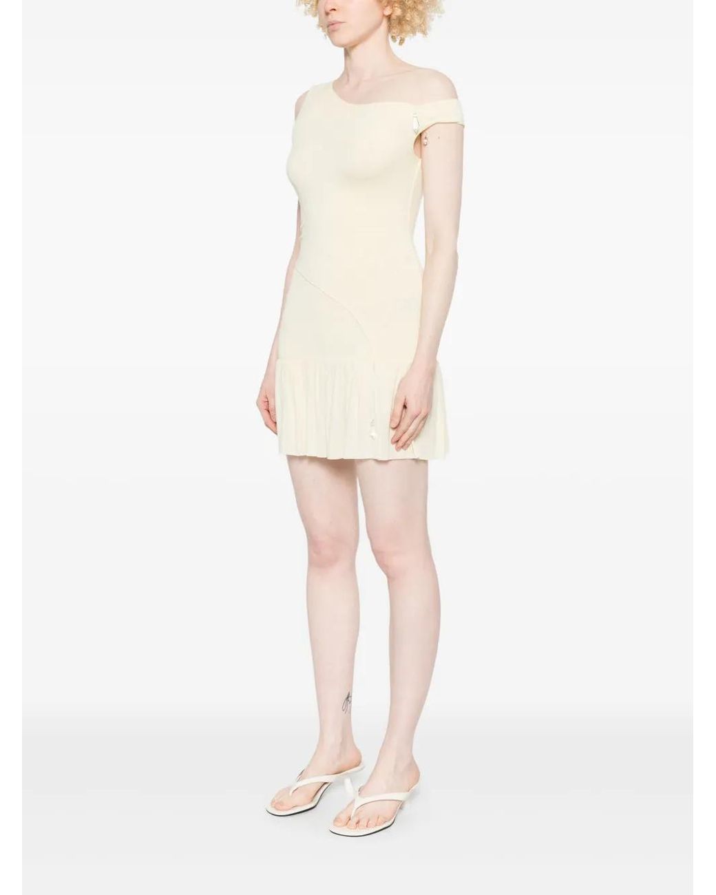 MANURI Natural Coco Mini Dress