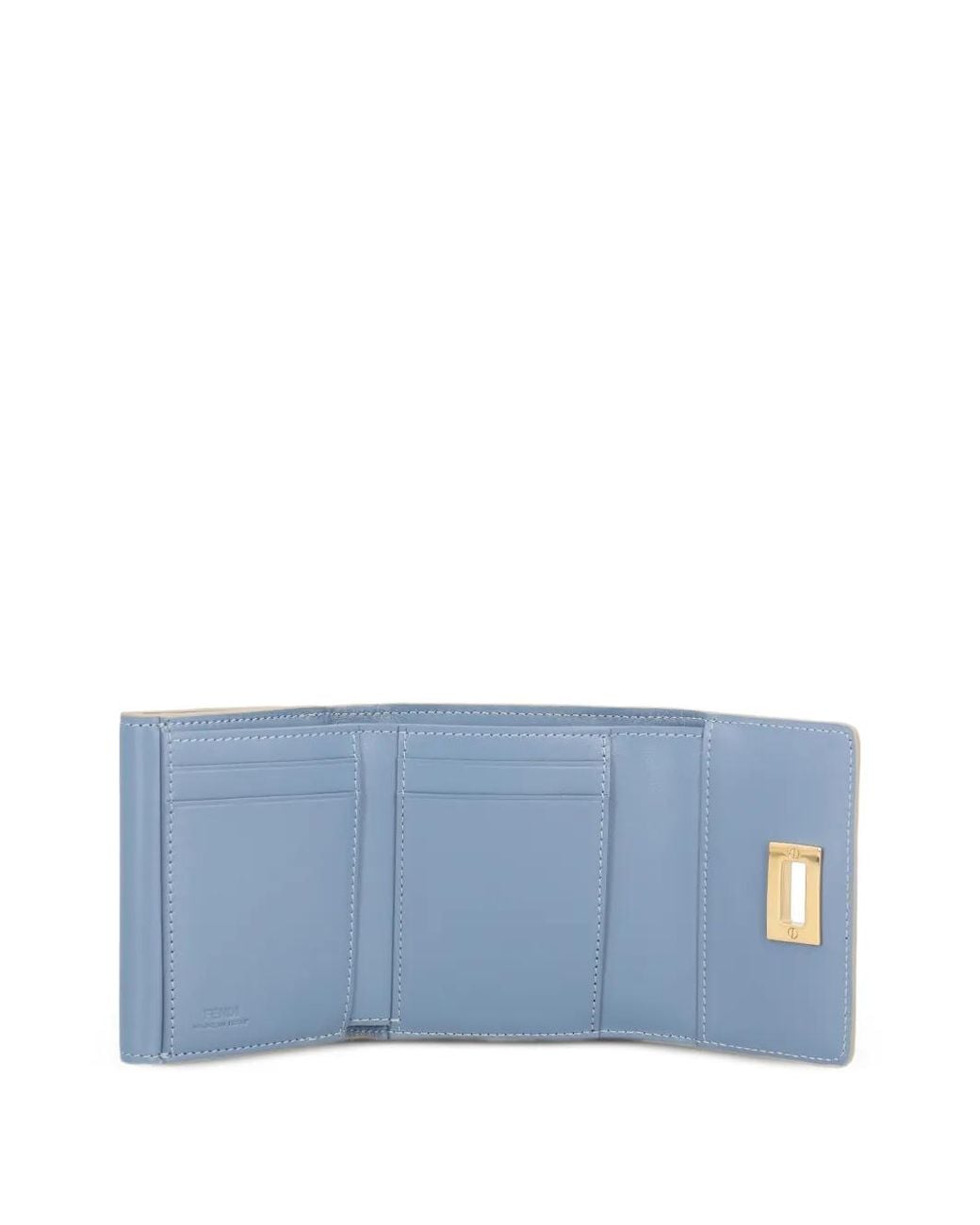 Fendi Natural Small Way Trifold Wallet