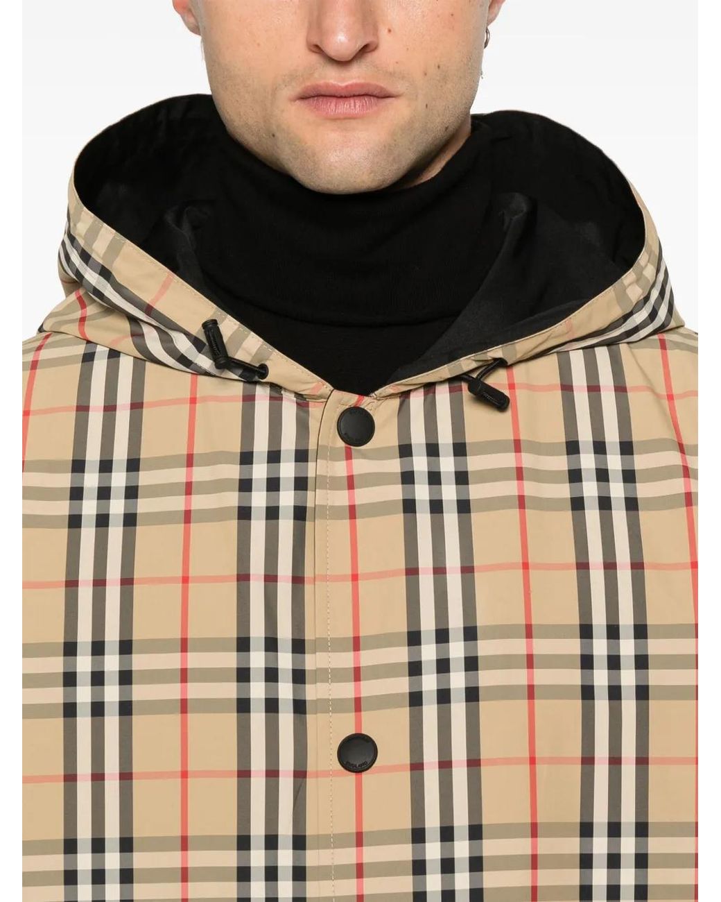 Burberry Natural Veste Réversible À Capuche for men