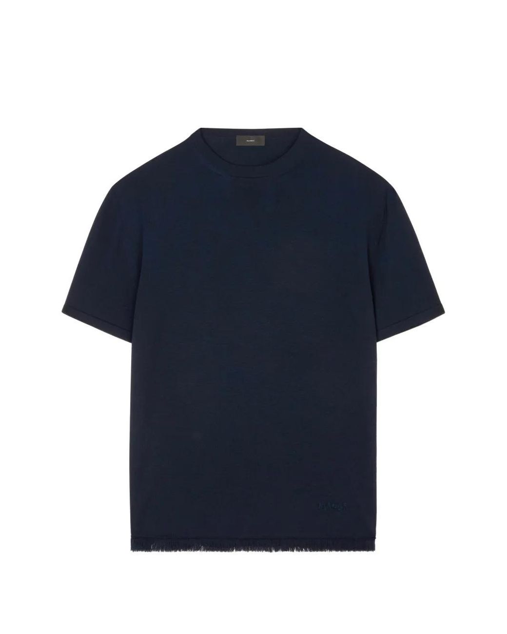 Alanui Blue Crew-Neck T-Shirt for men