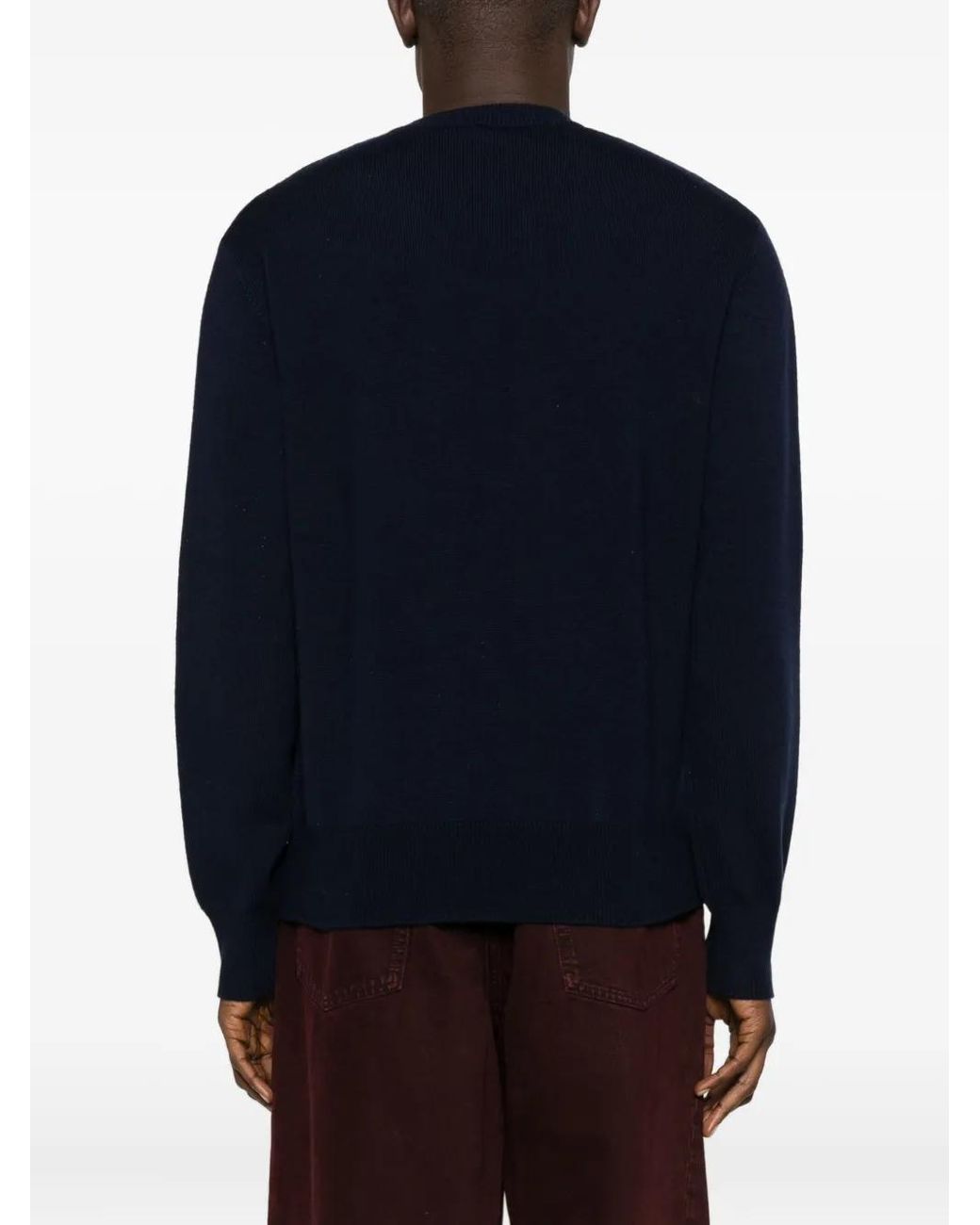 Jersey Con Cuello En V sunflower de hombre de color Blue
