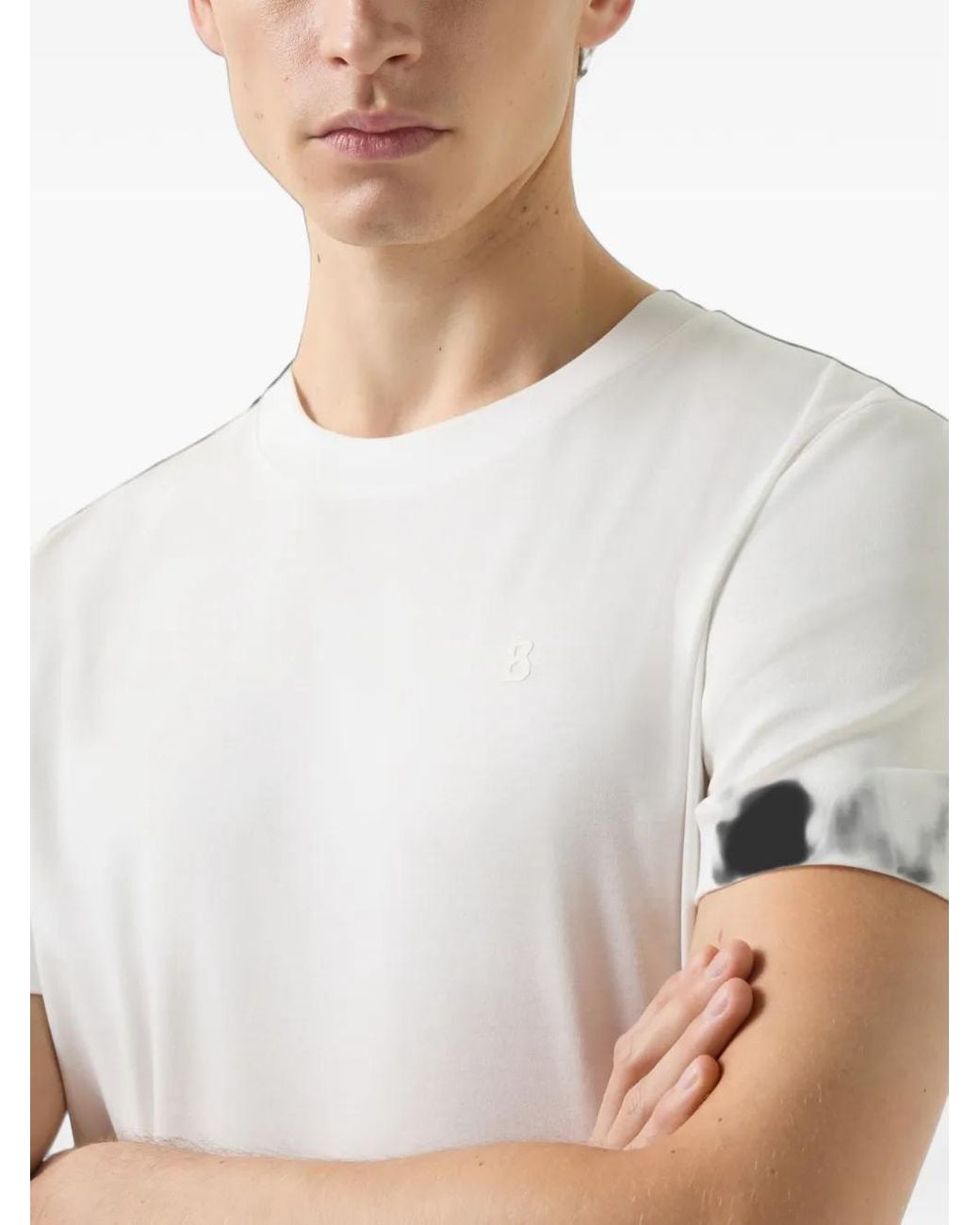Bogner White Ryan Logo-Embroidered T-Shirt for men