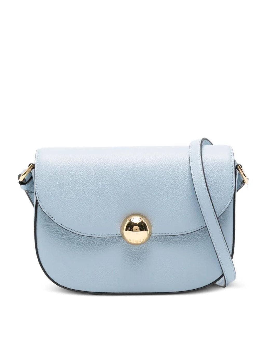 Furla Blue Small Moonlight Cross Body Bag