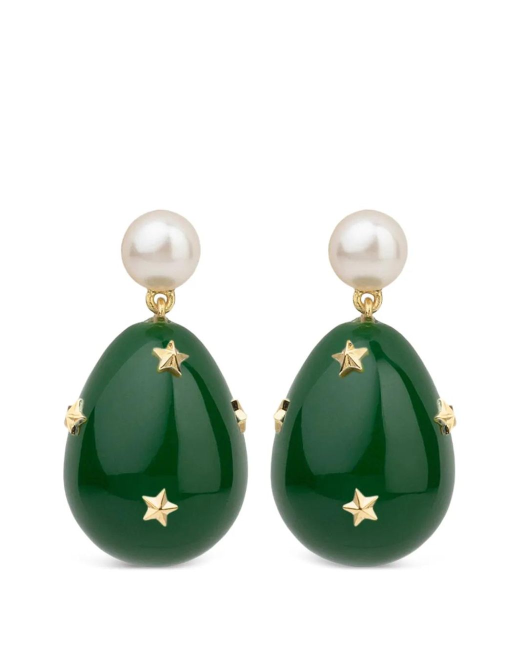 Orecchini Galaxy Mini di Eshvi in Green