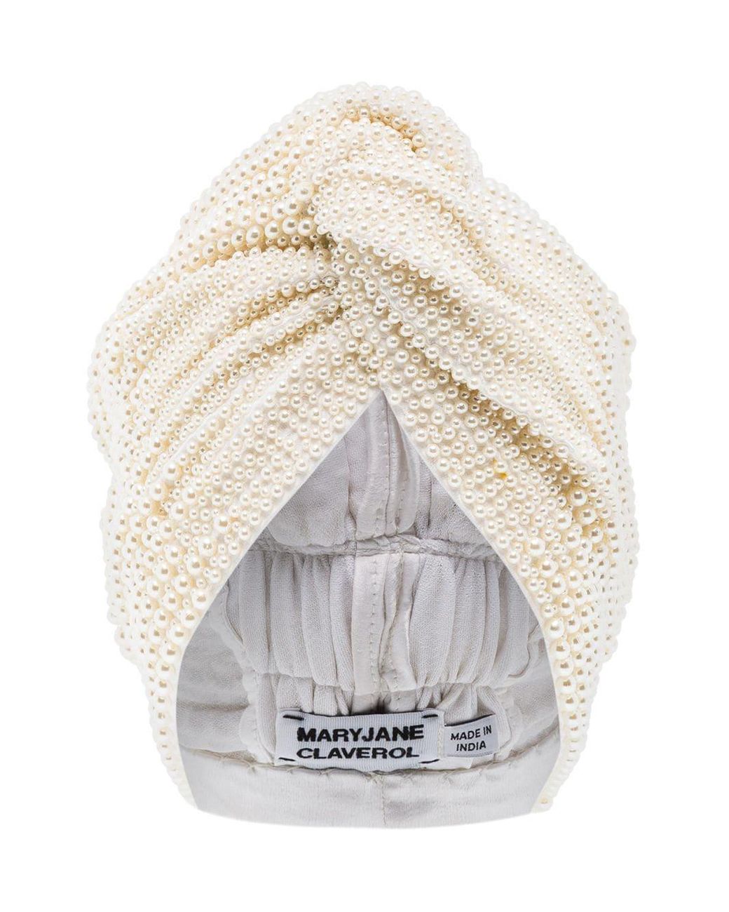 MARYJANE CLAVEROL PINK FAUX PEARL BEADS TURBAN HEAD PIECE HAIR ACCESSORY NWT HTF Maryjane Claverol Malibu Turban in Multi | REVOLVE main image 2