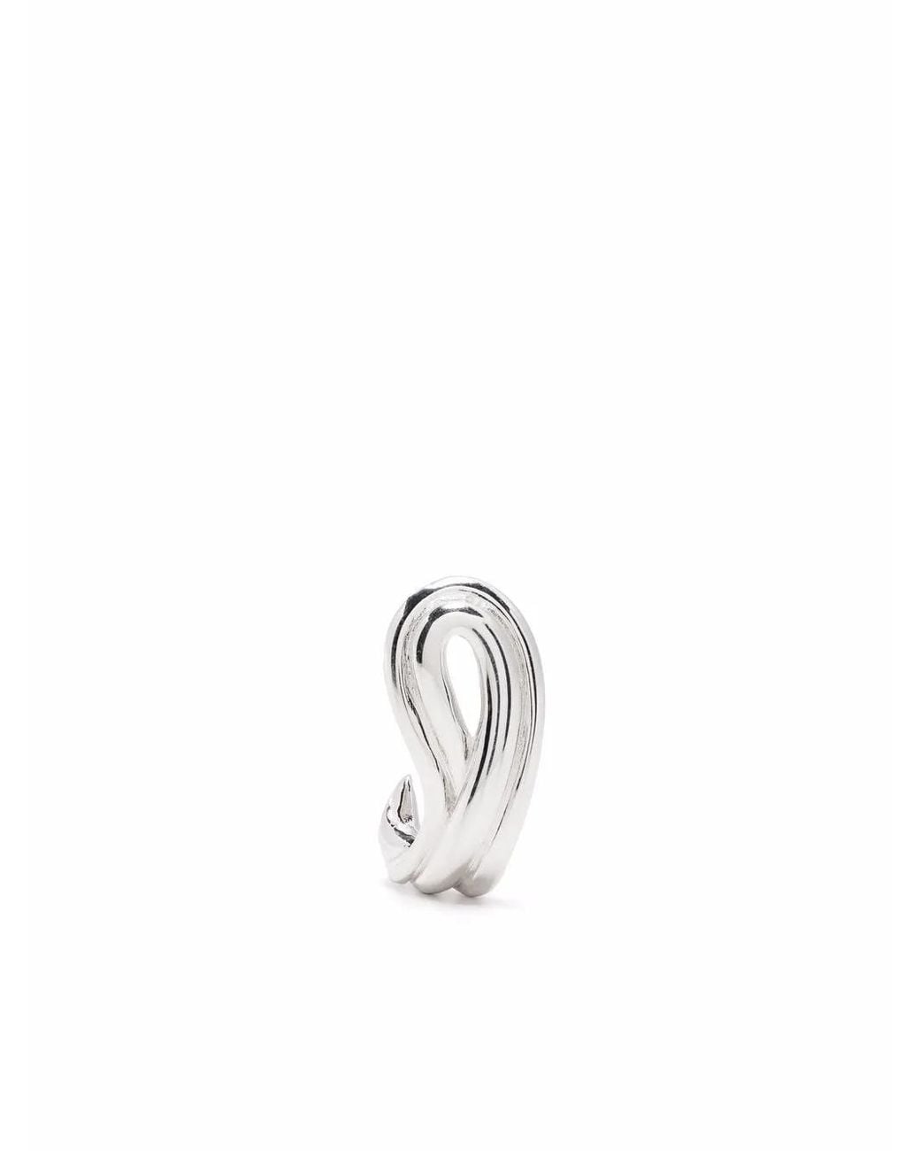 Annelise Michelson White Sterling Liane Solo Earring