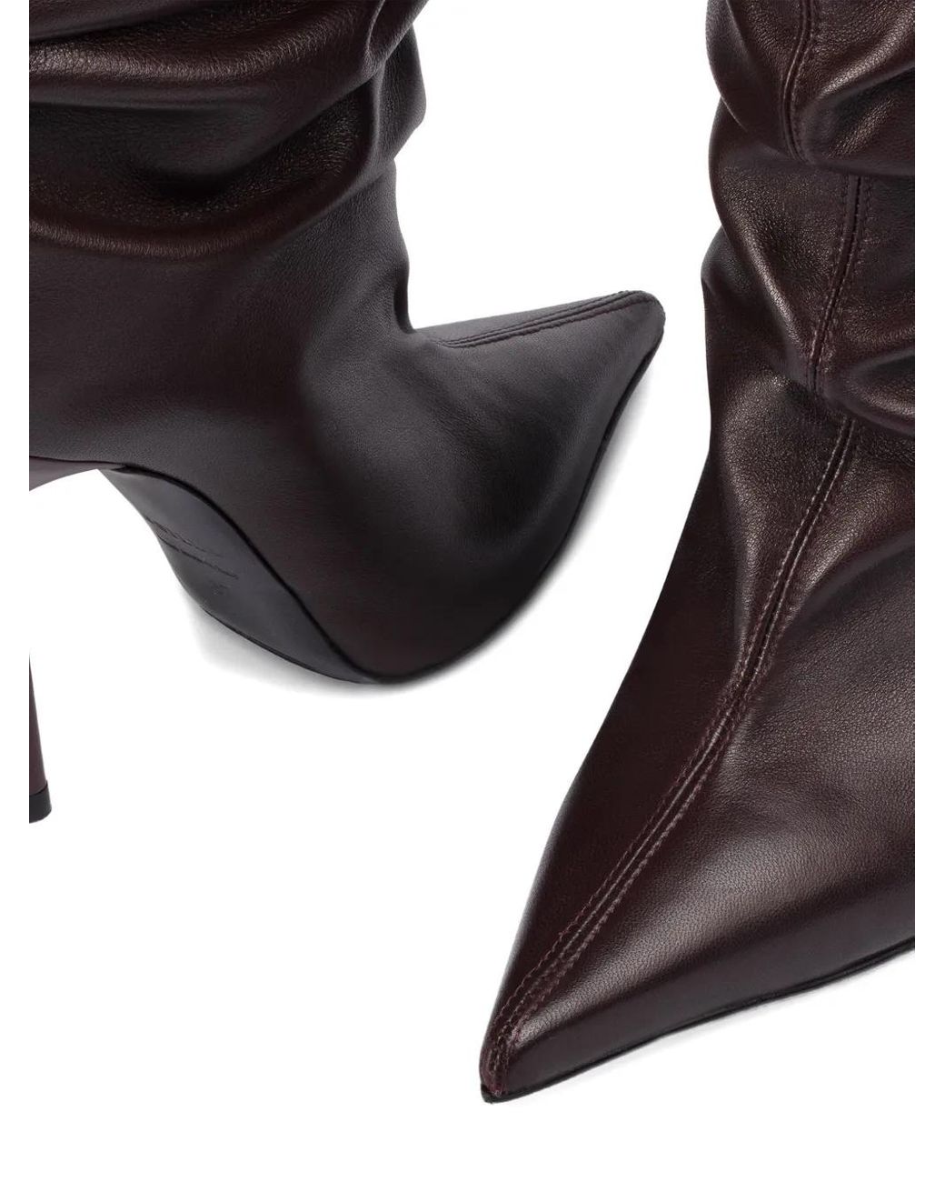 Le Silla Brown 100Mm Bella Stiletto Thigh-High Boots