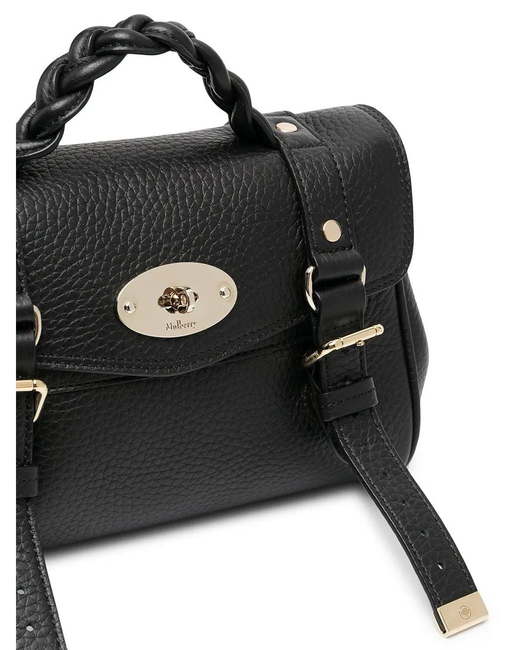 Mulberry Black Mini Alexa Handtasche