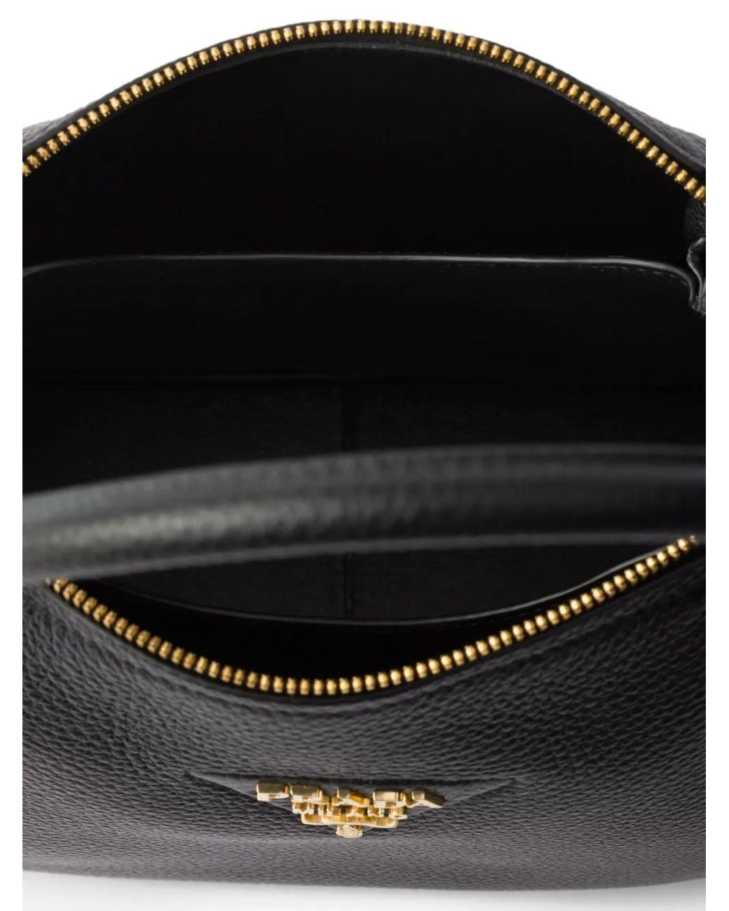 Prada Black Small Leather Tote Bag