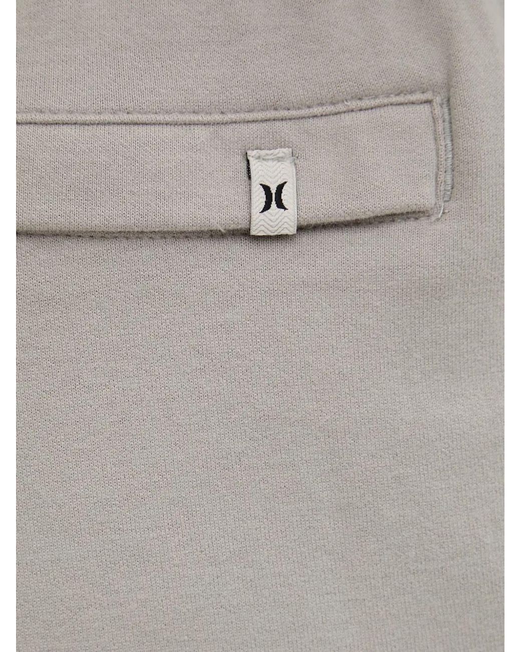 Hurley Green Drawstring-Waist Logo-Embroidered Shorts for men
