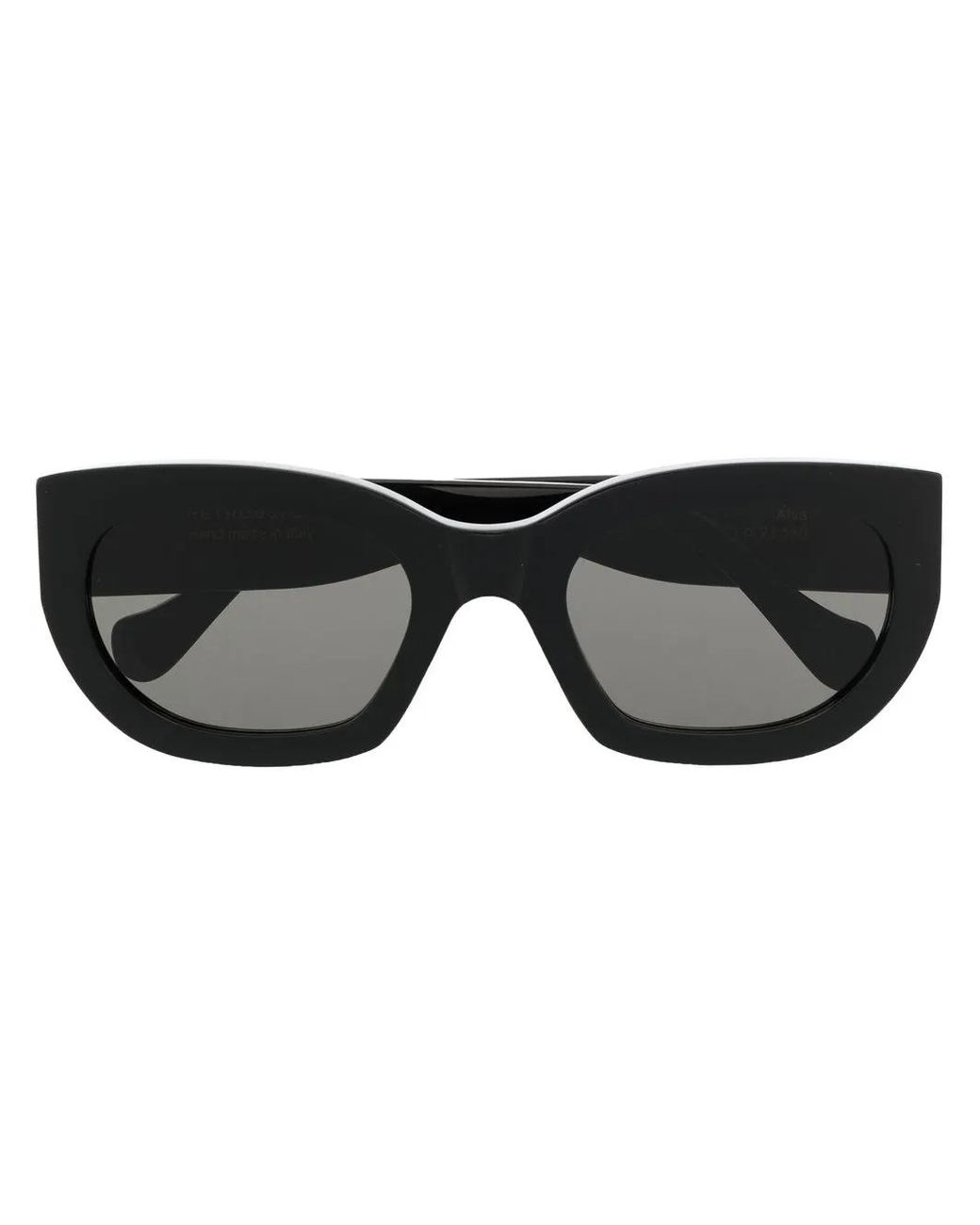 Retrosuperfuture Black Round-Frame Sunglasses