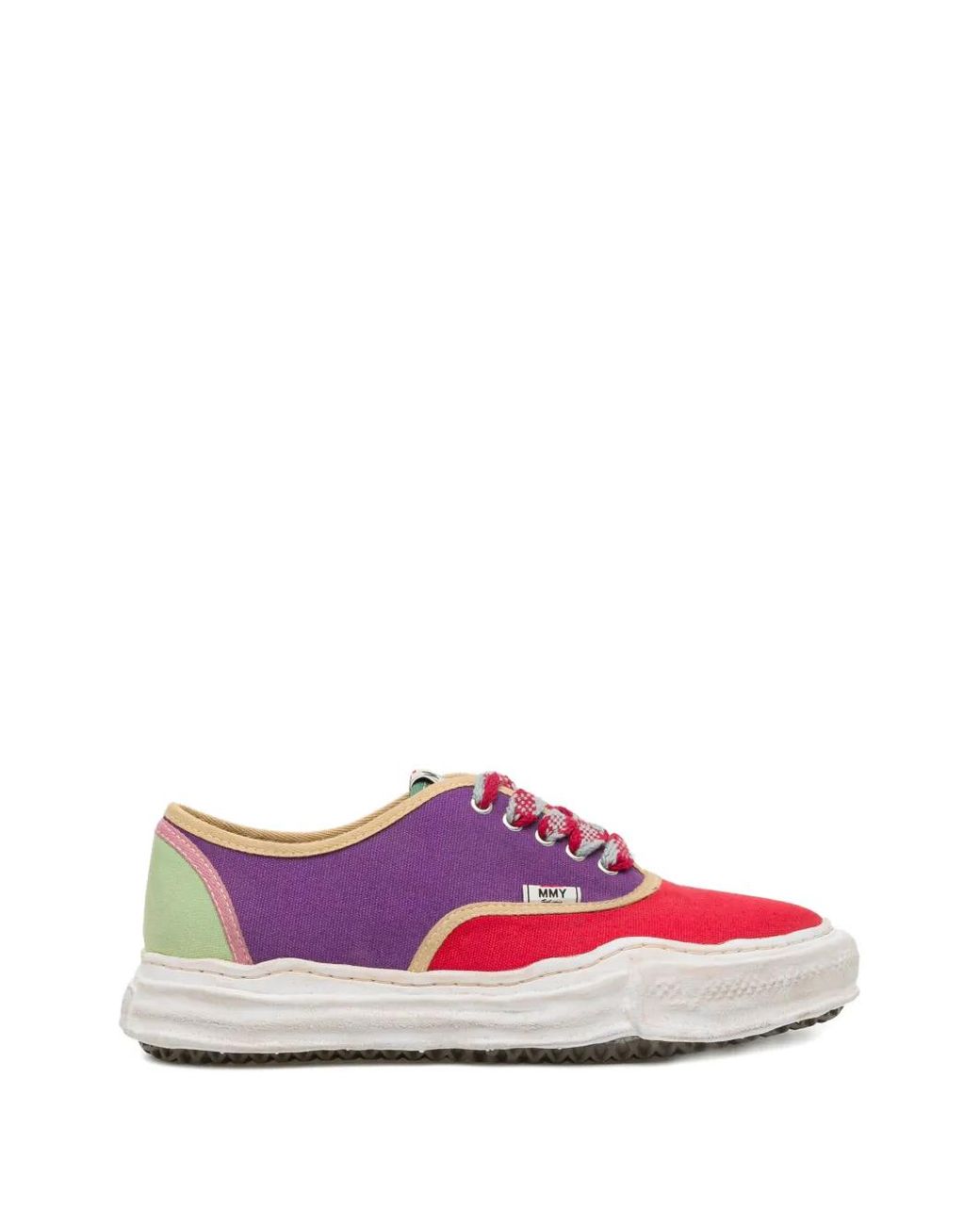 Maison Mihara Yasuhiro Pink Baker Og Sole Canvas Low-Top Sneakers for men