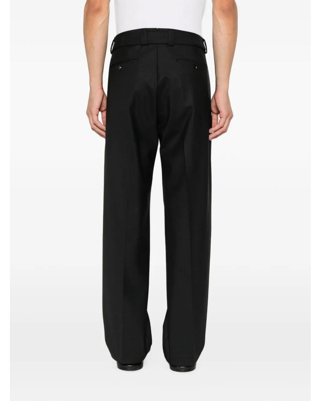 Pantalones Con Cinturón Eraldo de hombre de color Black