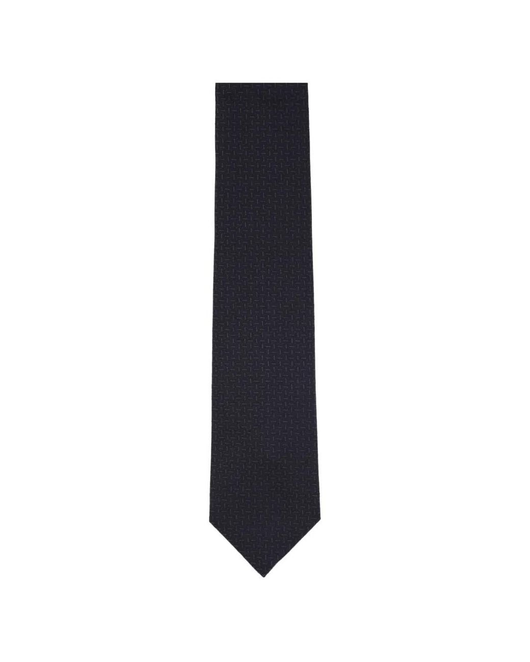 Barba Napoli Blue Patterned Tie for men