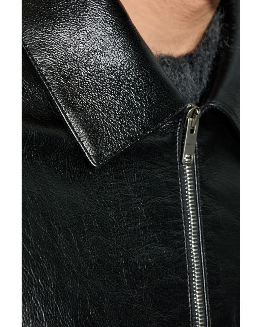 Givenchy Black Leather Jacket for men