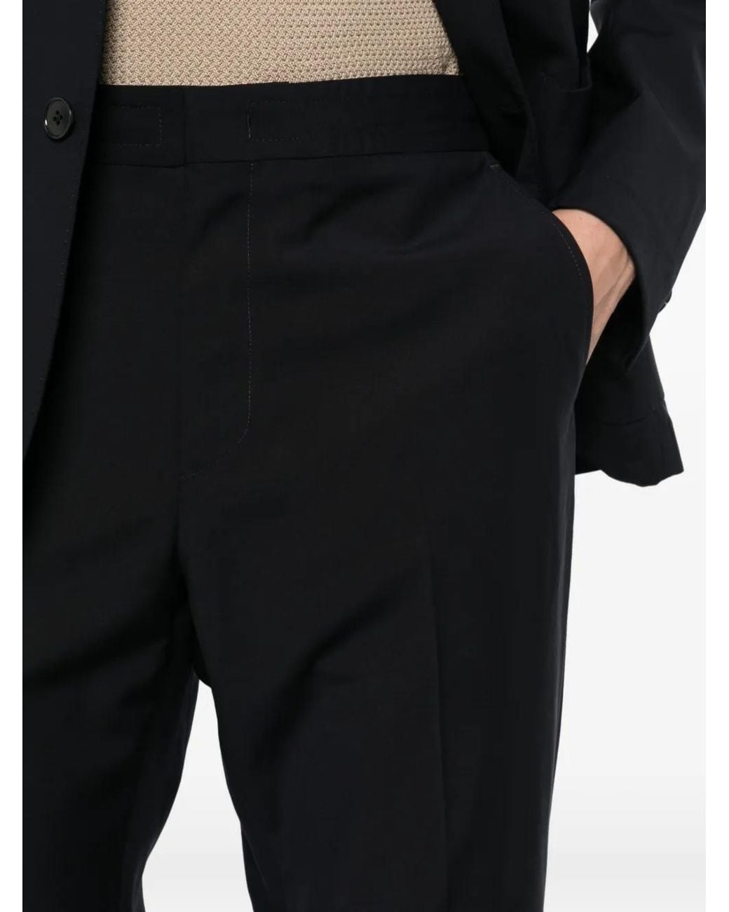 Zegna Black Single-Breasted Suit for men