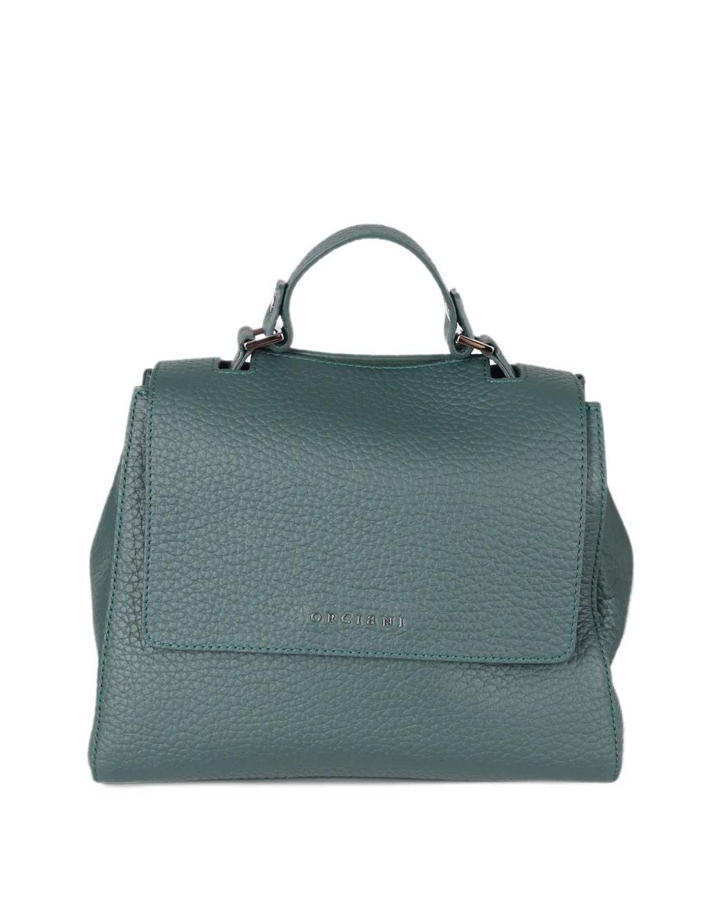 Orciani Green Small Sveva Soft Tote Bag