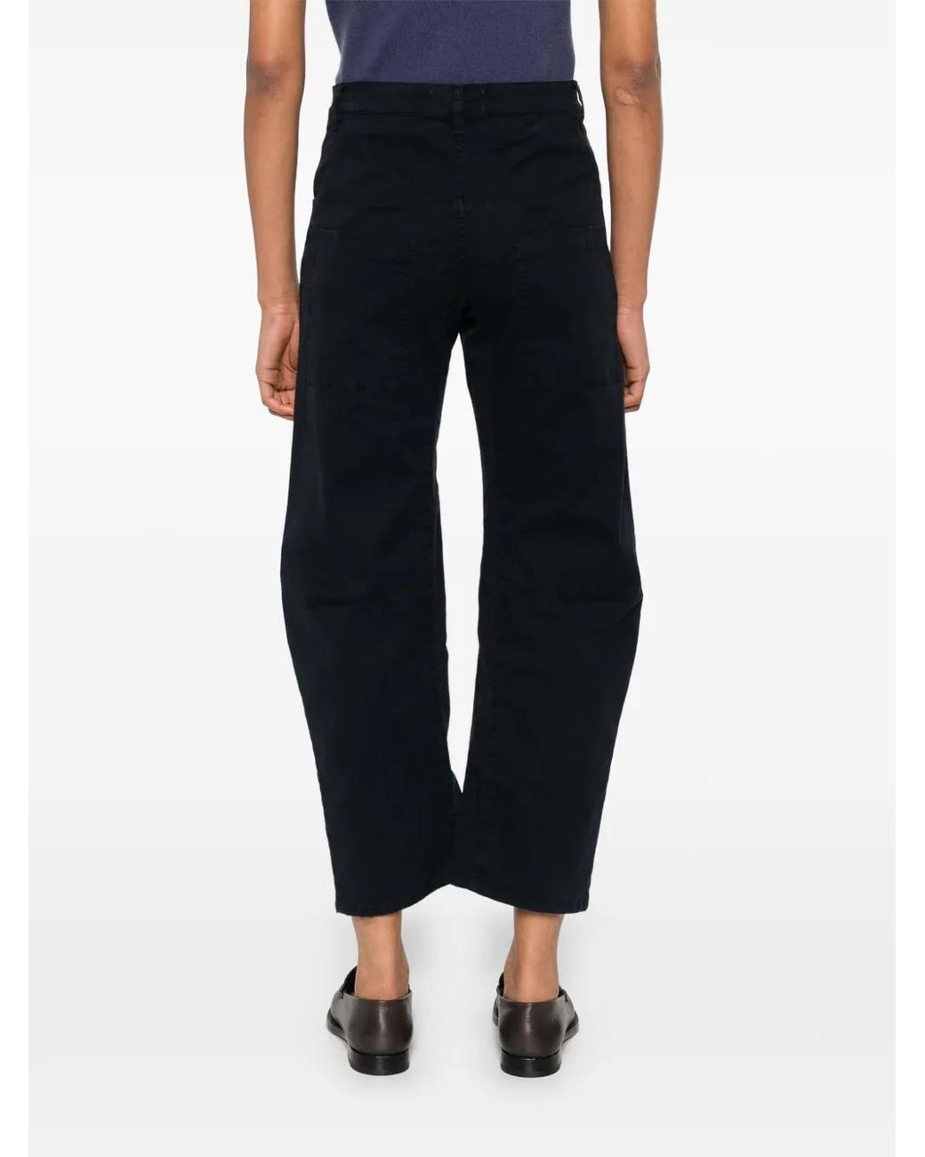 Nili Lotan Blue Emerson Trousers