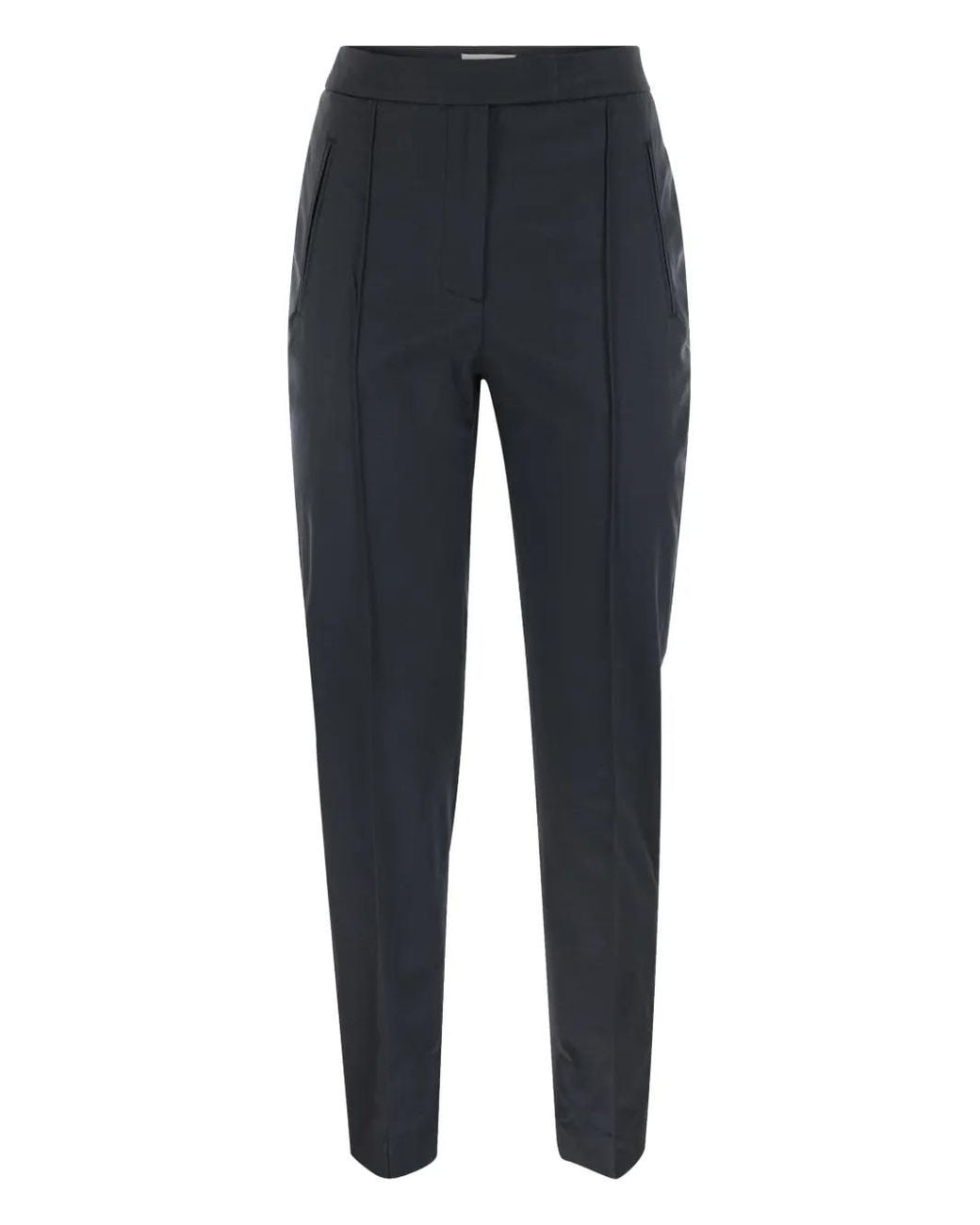 PT Torino Blue Frida Pleated Trousers