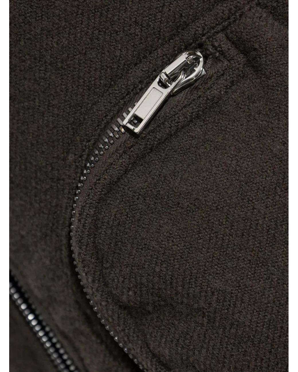 Rick Owens Black Zip-Fastening Pocket Bomber Jacket for men