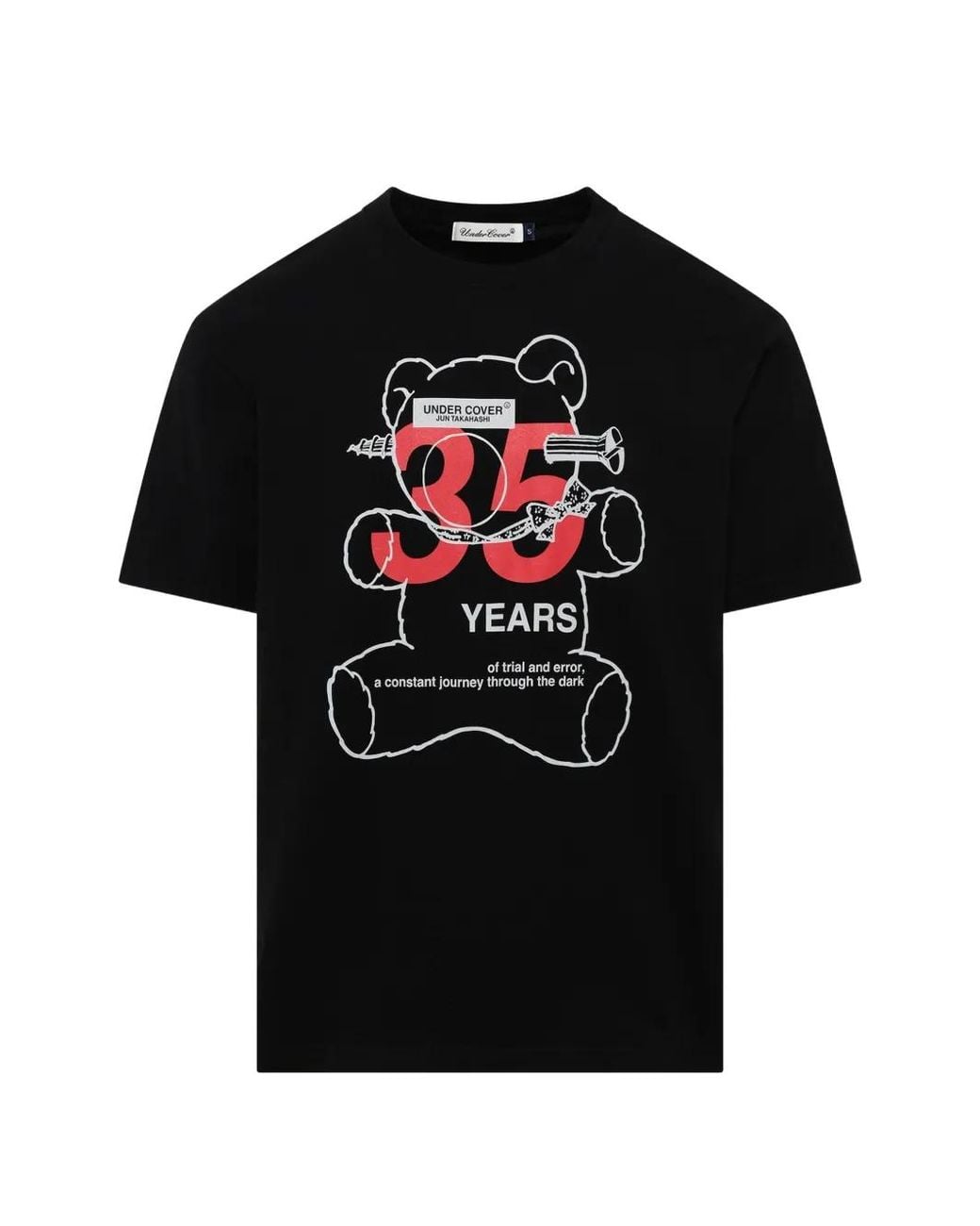 Undercover Black 35Th Anniversary Graphic-Print T-Shirt for men