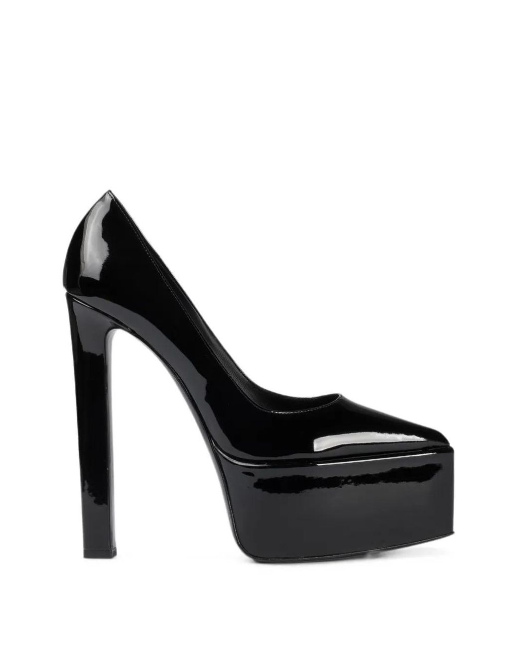 Le Silla Black Lily Platform Pumps