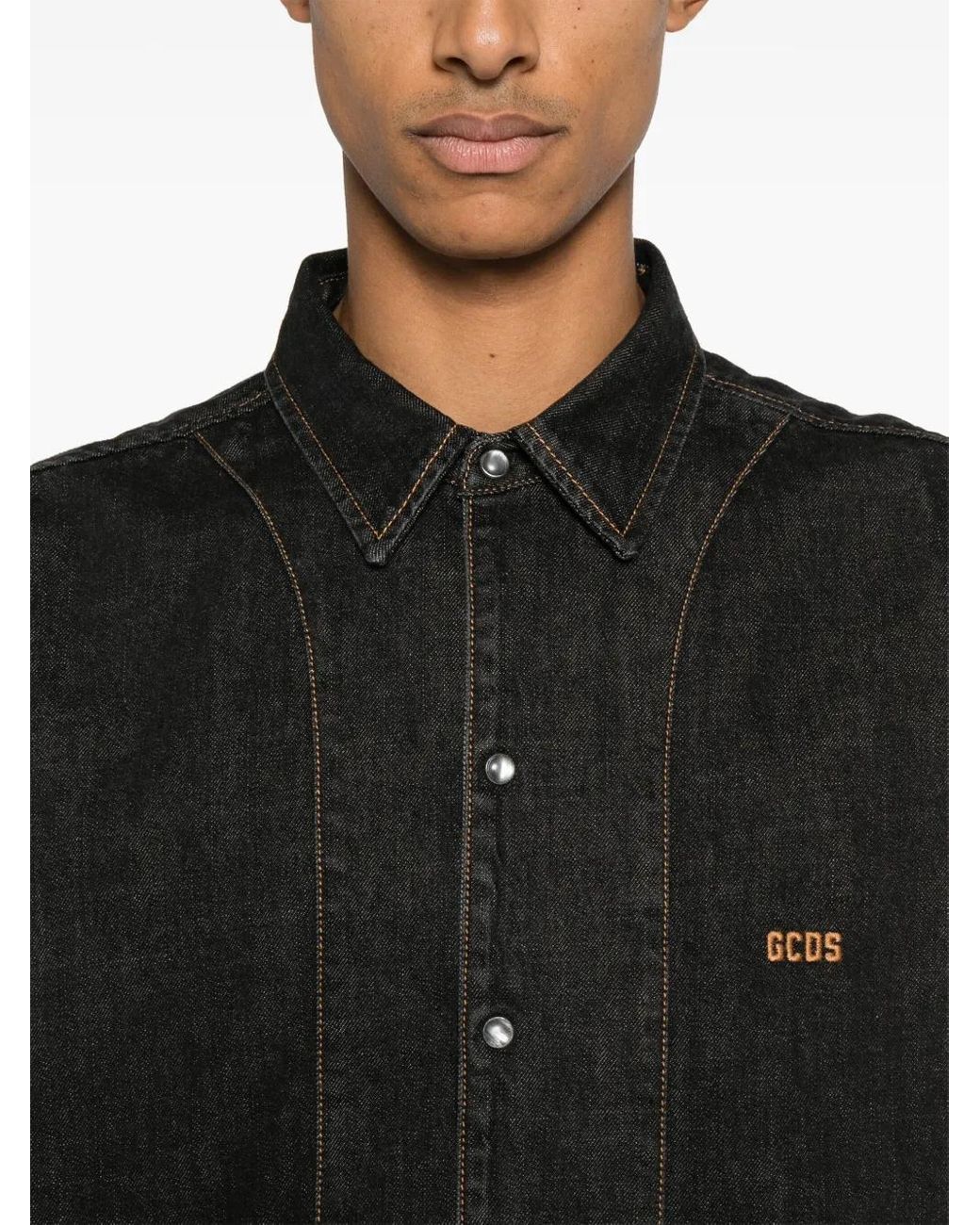 Gcds Black Wirdo Shirt for men