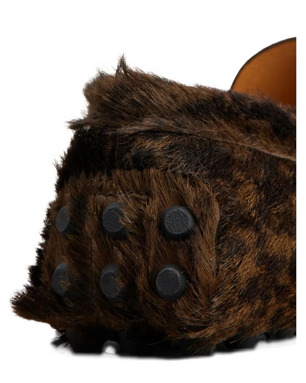 Tod's Brown Gommino Bubble Loafers