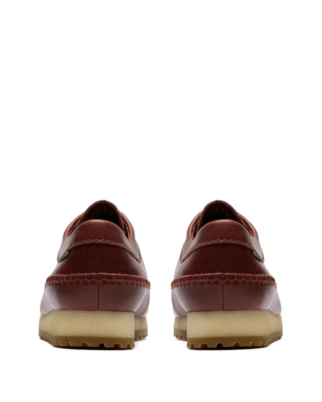 Clarks Brown Lace-Up Leather Derby for men