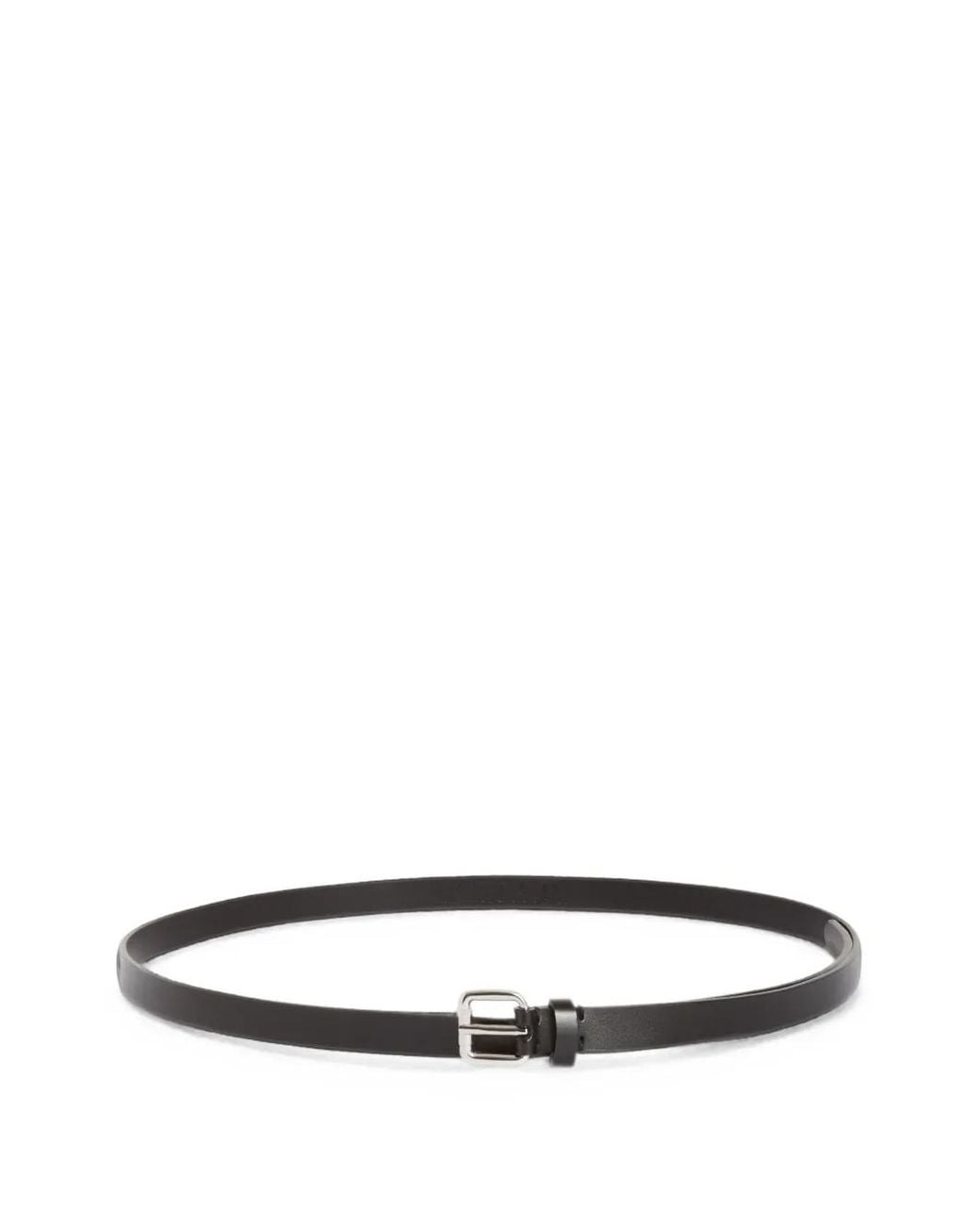 P.A.R.O.S.H. White Buckle-Fastening Leather Belt