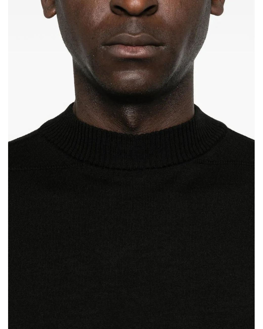 Rick Owens Black Level Lupetto Sweater for men