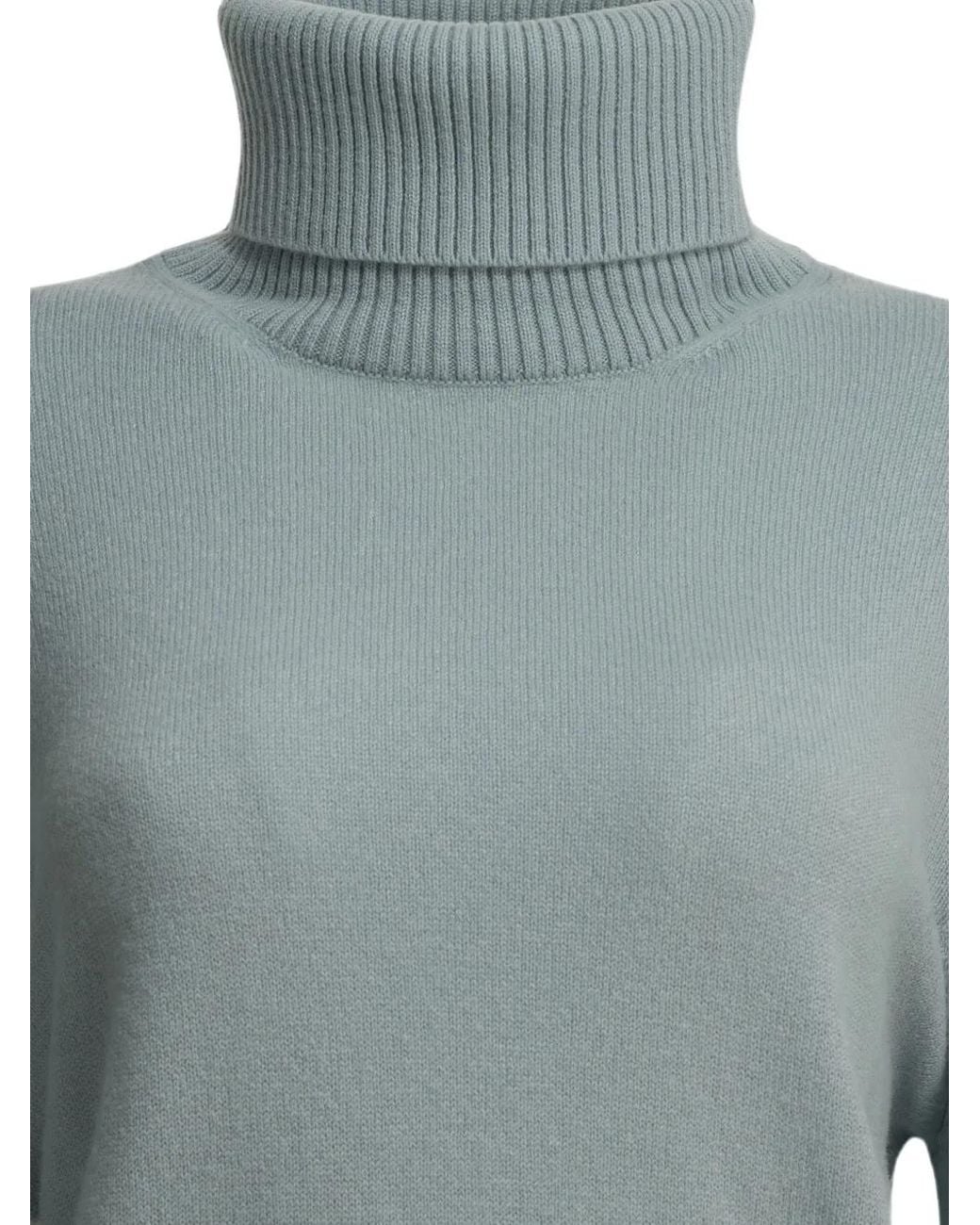 Semler Blue Pull En Cachemire À Col Roulé