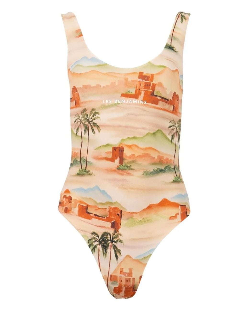 Bañador Estampado Les Benjamins de color Natural