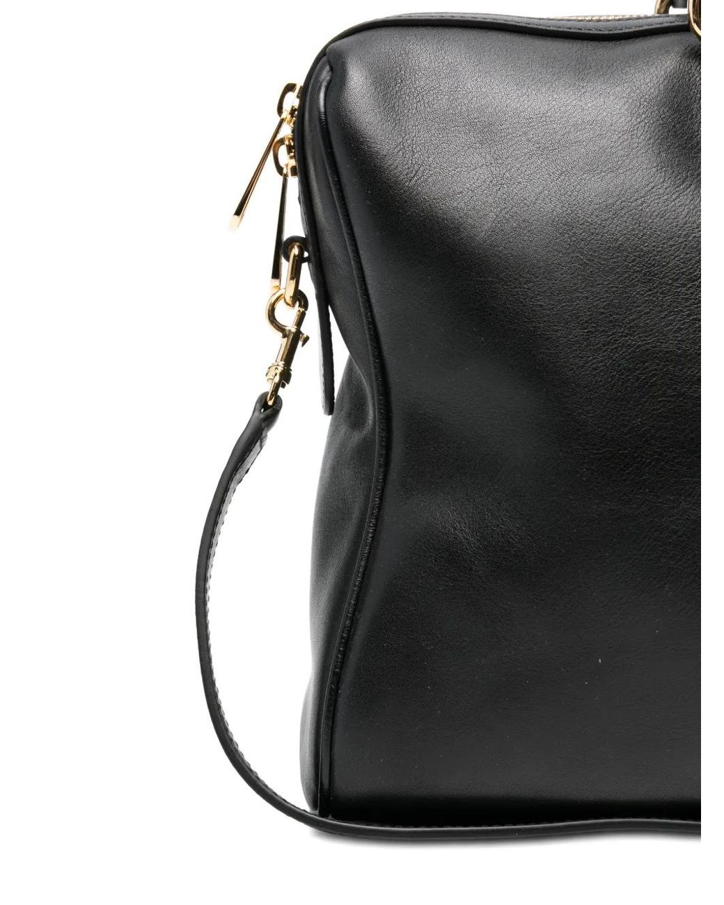 Gucci Black Borsetto Large Boston Bag