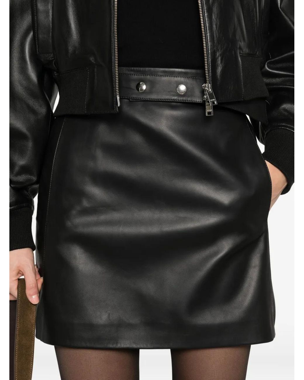 Arma Mini-Rok Met Ceintuur in het Black