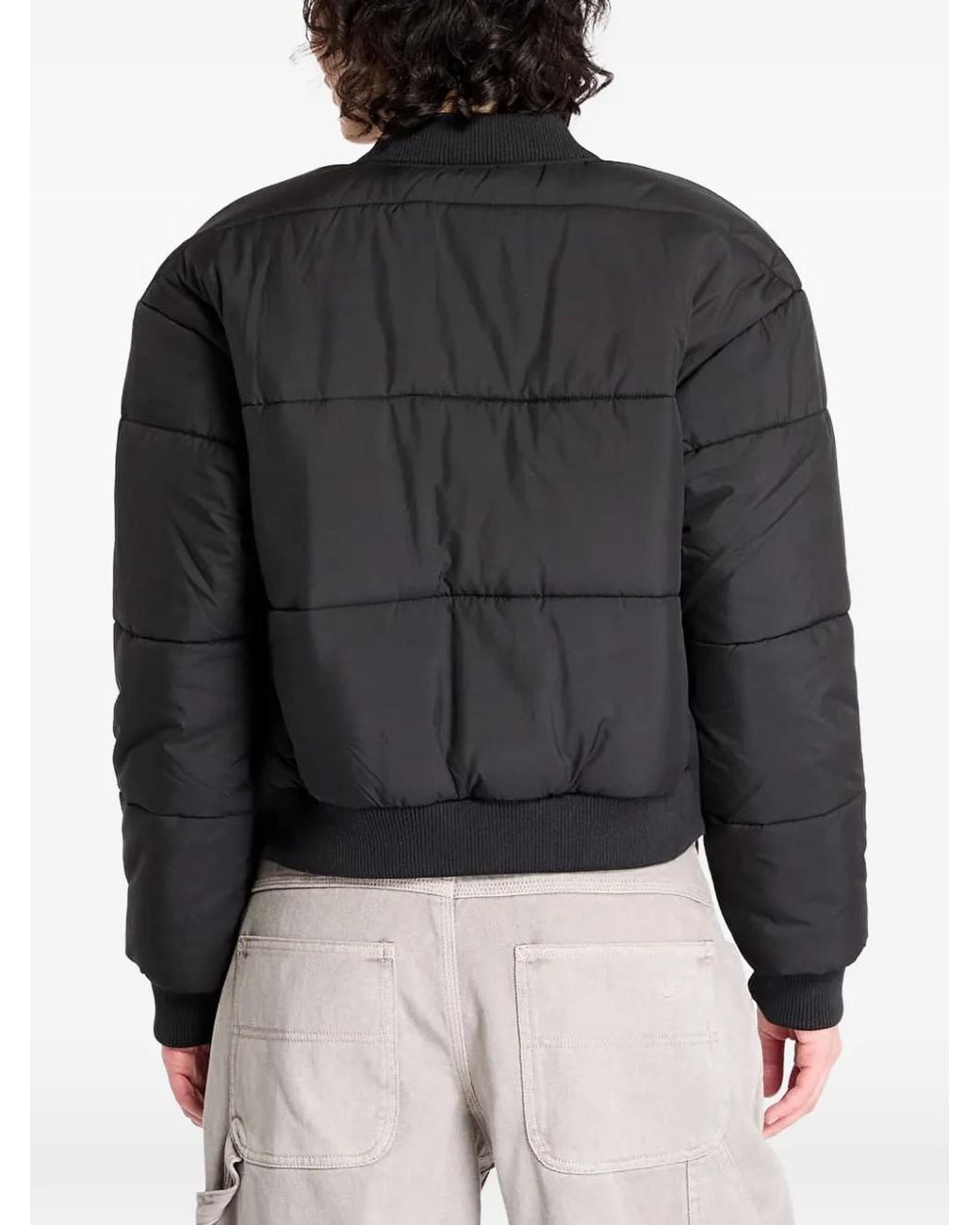 Urban Classics Gewatteerd Bomberjack in het Black