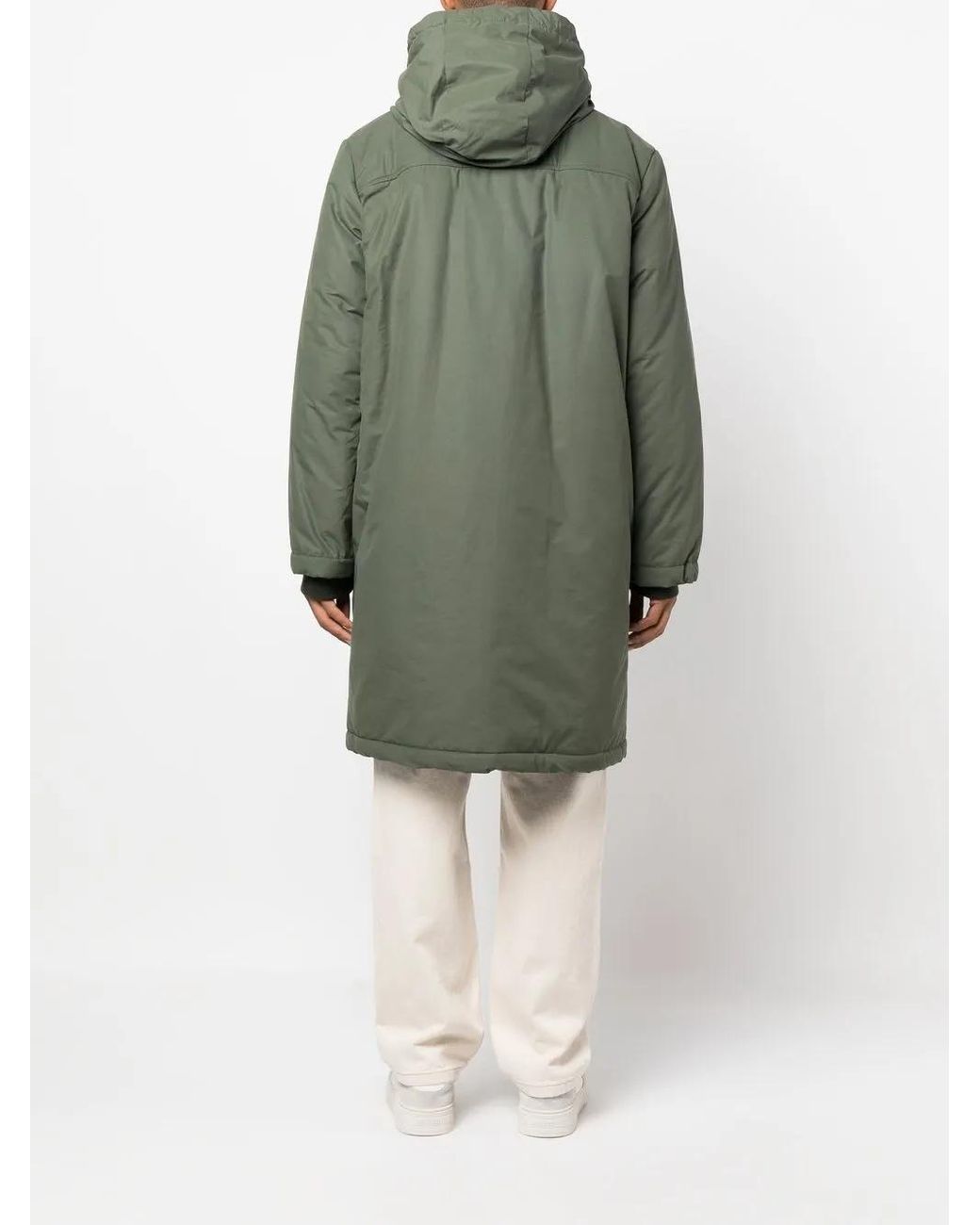Parka Con Cappuccio di A.P.C. in Green da Uomo