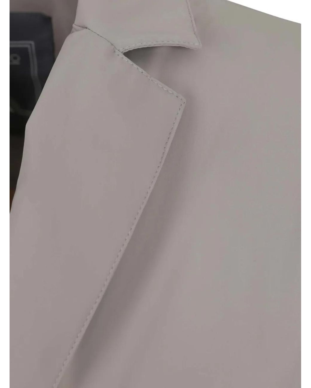 Herno Gray Button Jacket for men