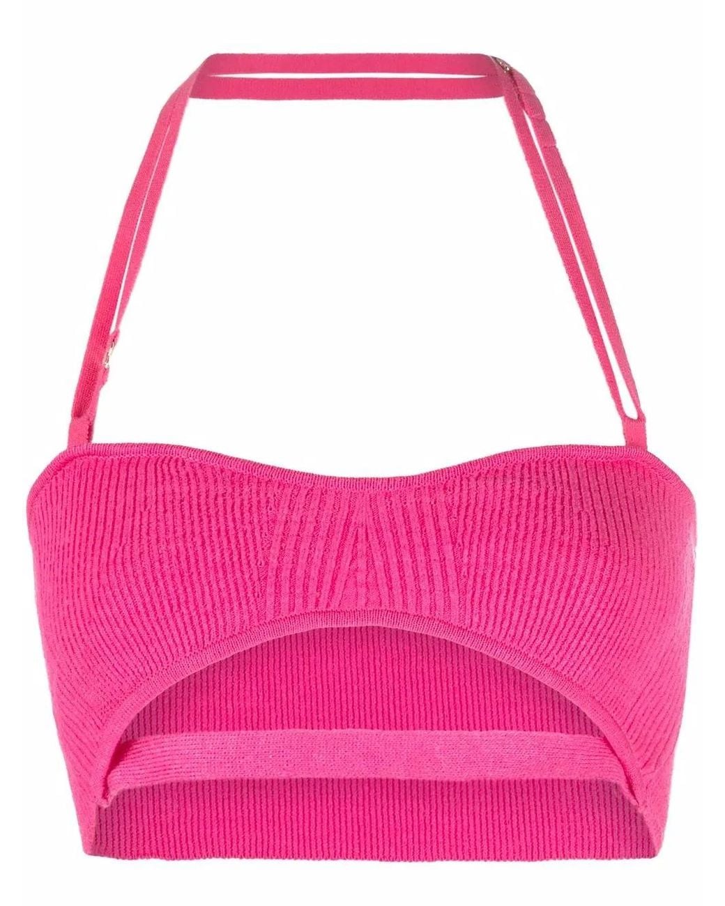 Jacquemus Cropped Top in het Pink