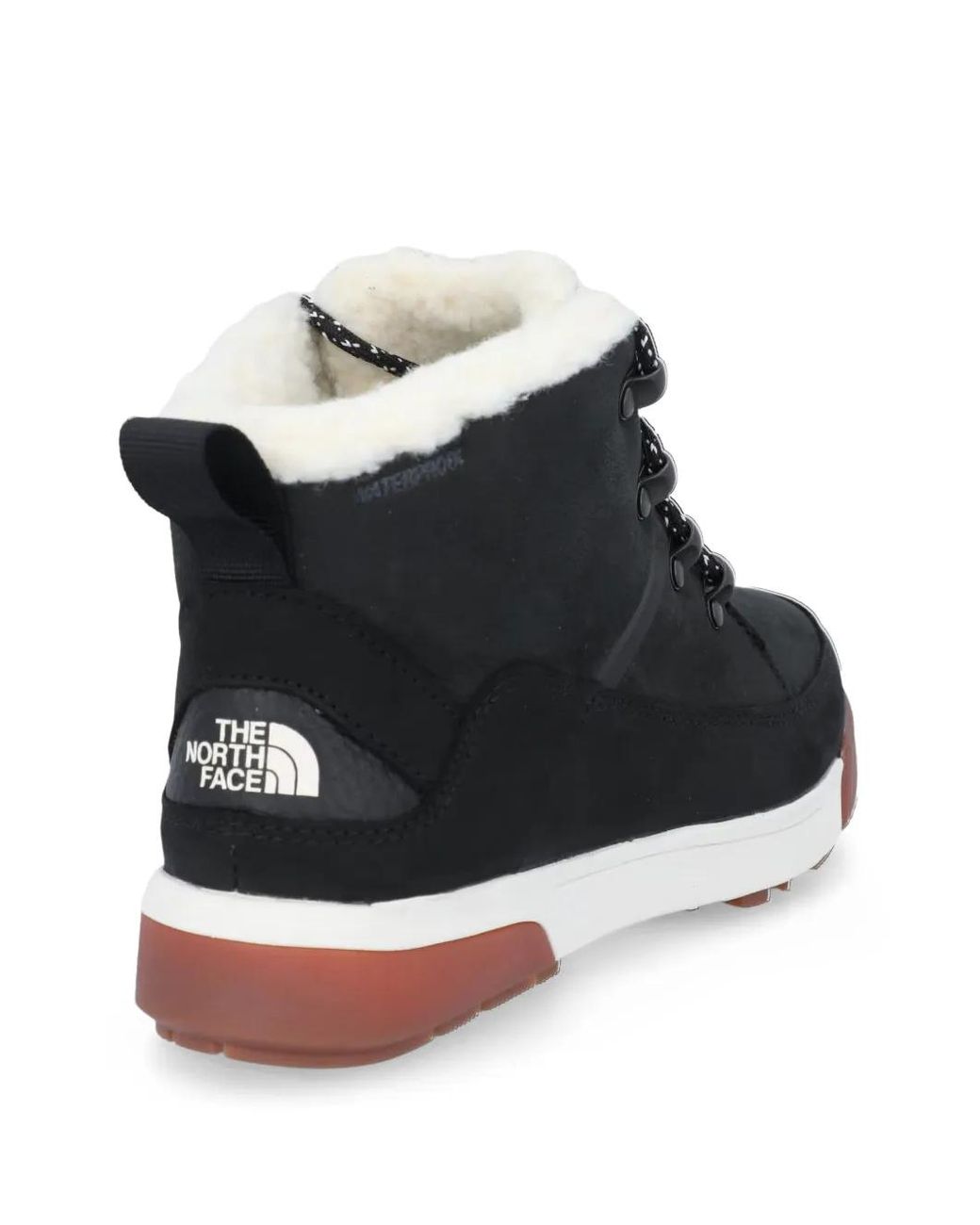 The North Face Black Logo-Print Boots